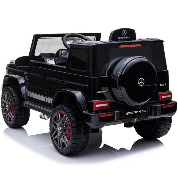 Продукт Акумулаторен джип Mercedes Benz G63 Licensed 4X4 , с меки гуми и кожена седалка - 0 - BG Hlapeta